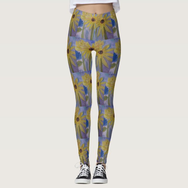Legging Leggens Amarelas do Sol (Frente)