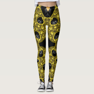 Legging Leggens ~ amarelo preto ~ Original