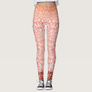 Legging Leggens ao ar livre, revestidas e V-Back Ajustad