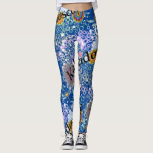 Legging Leggens Blue Dragonfly