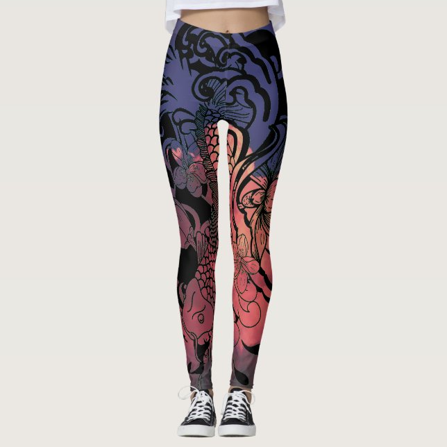 Legging Leggens CARP & CLOUDS (Frente)