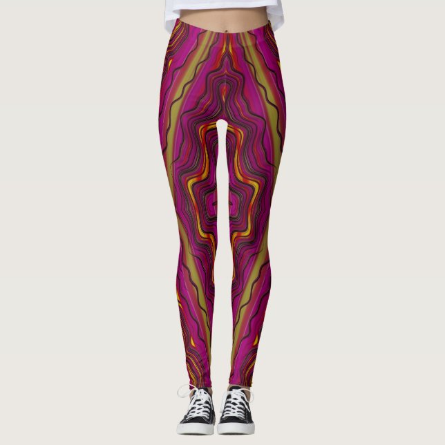 Legging Leggens ~ cor-de-rosa ~ Original (Frente)