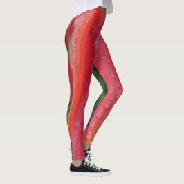 Legging Leggens das anca cor-de-rosa/laranja