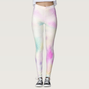 Legging Leggens de aquarela