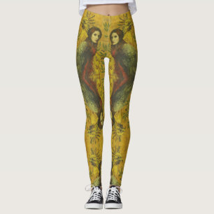 Legging Leggens de aves decorativas