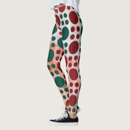 Legging Leggens de Bolinhas Tricolor