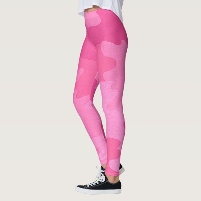 Legging Leggens de Camuflagem Rosa (Esquerda)