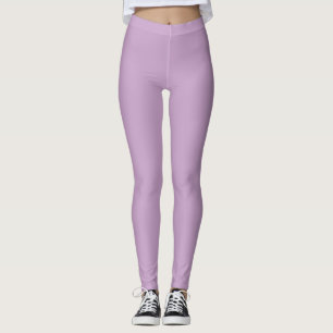 Legging Leggens de cor sólida lilac