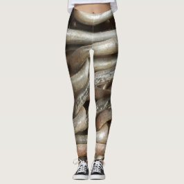 Legging Leggens de correntes antigas