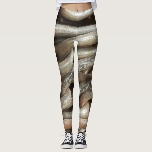 Legging Leggens de correntes antigas (Frente)