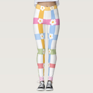 Legging Leggens de grade de estilos