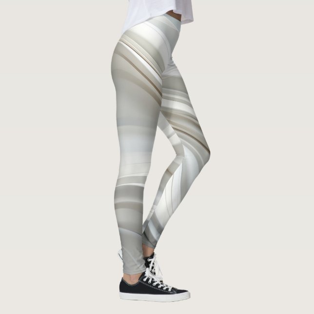 Legging Leggens de gradiente neutro elegantes (Direita)