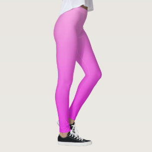 Legging Leggens de gradiente rosa