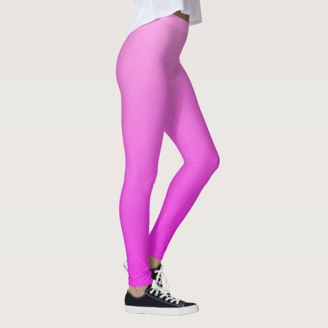 Legging Leggens de gradiente rosa (Direita)