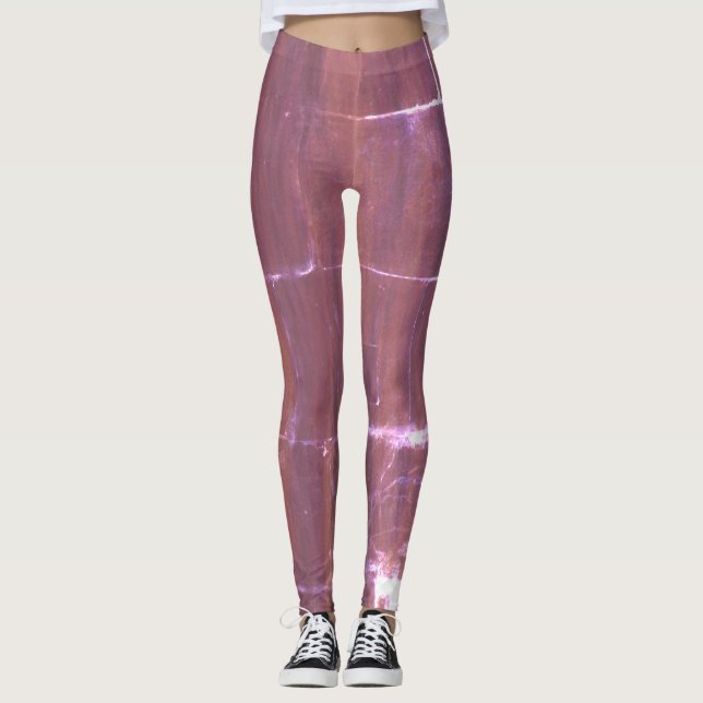 Legging Leggens de Grunge Rosa (Frente)