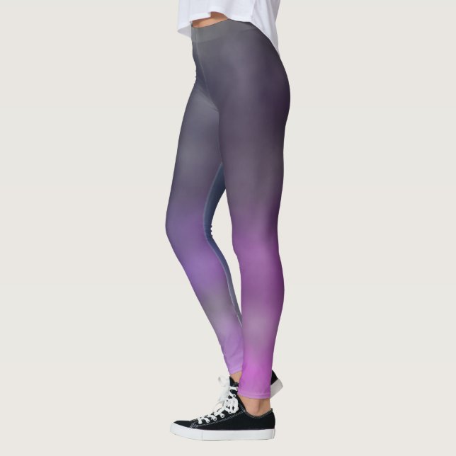 Legging Leggens de Grunge Roxo Ombré