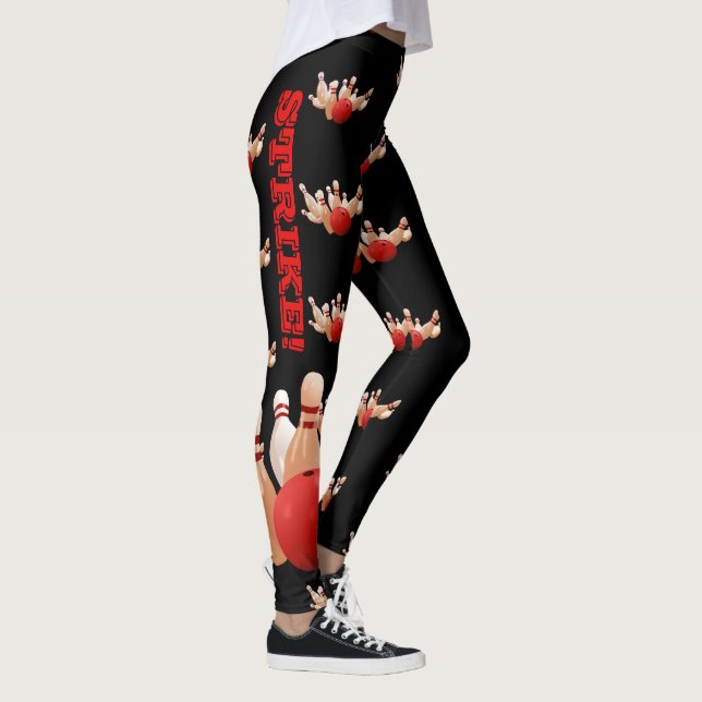 Legging Leggens de Kingpin boliches Ioga Personalizadas (Direita)