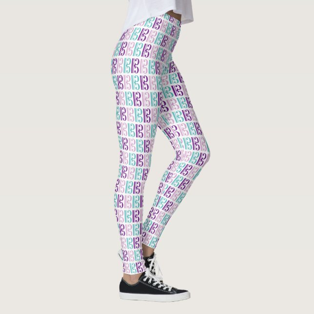 Legging Leggens de limpeza Roxo Alto (Direita)