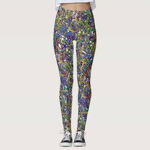 LEGGING LEGGENS DE LINHAS MULTICOR