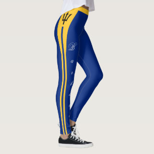 Legging Leggens de moda de Barbados, Bandeira de Barbados/