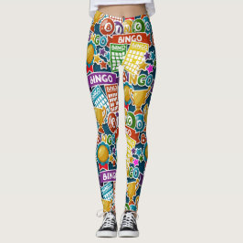 Legging Leggens de Moda do Pop BINGO para vamos de 
