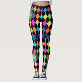 Legging Leggens de Moda do Pop Harlequin 2