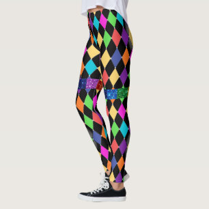 Legging Leggens de Moda do Pop Harlequin 2