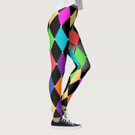 Legging Leggens de Moda do Pop Harlequin 2