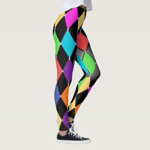 Legging Leggens de Moda do Pop Harlequin 2