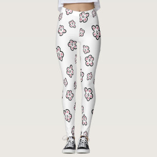 Legging leggens de motif cor-de-rosa