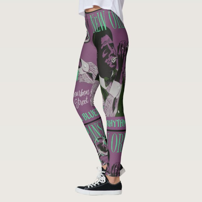 Legging Leggens de música de Nova Orleans (Esquerda)
