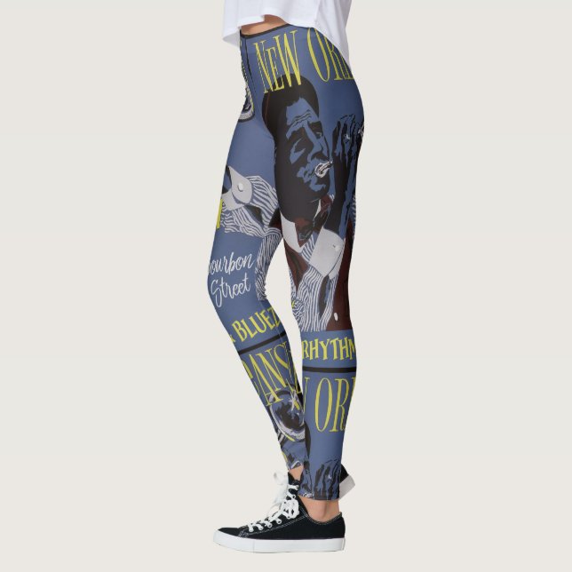 Legging Leggens de música de Nova Orleans (Esquerda)