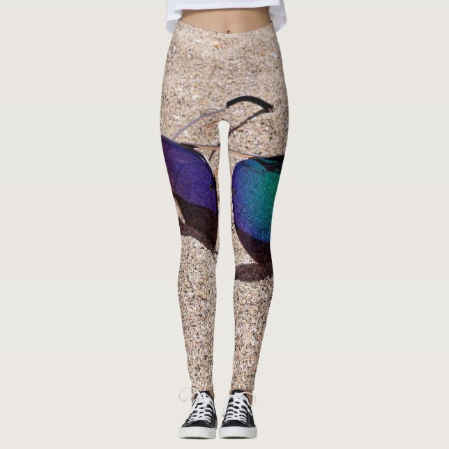 Legging Leggens de óculos escuros (Frente)
