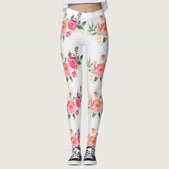 Legging Leggens de pénia rosa (Frente)