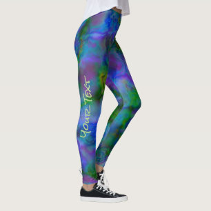 Legging Leggens de plasma coloridas
