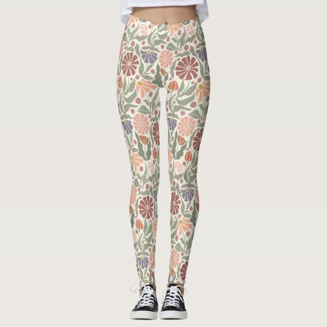 Legging Leggens De Retrorização De Vintagem Cuta (Frente)