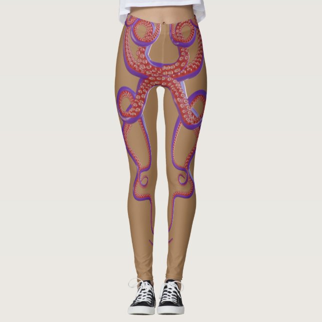 Legging Leggens de Tatuagem Octopus (Frente)
