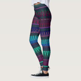 Legging Leggens de tecelagem