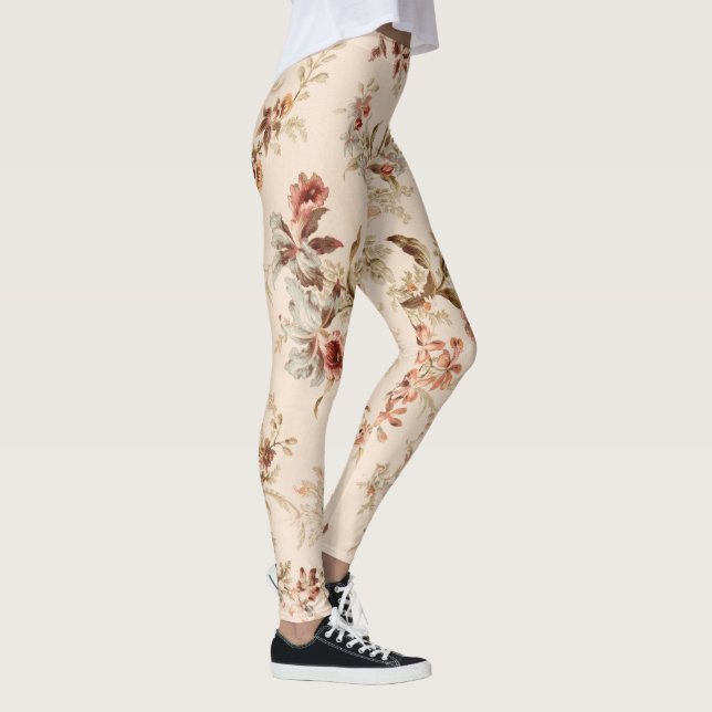 Legging William Morris Lily Art Nouveau Perna Floral