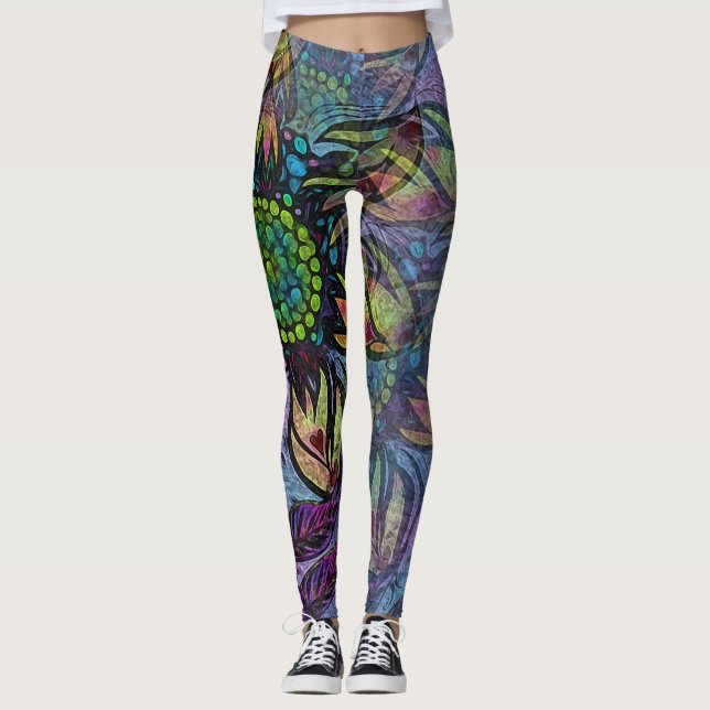 Legging Leggens de vidro manchadas (Frente)