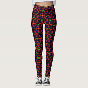 Legging Leggens de vidro manchadas