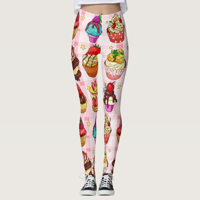 Legging Leggens do cupcake 🧁 (Frente)