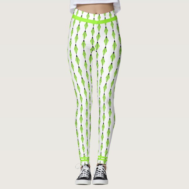 Legging Leggens do limão Brilhante (Frente)