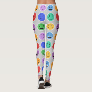 Legging Leggens Emoticon Cute