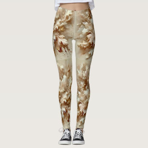 Legging Leggens ~ FALL Brown Beige ~