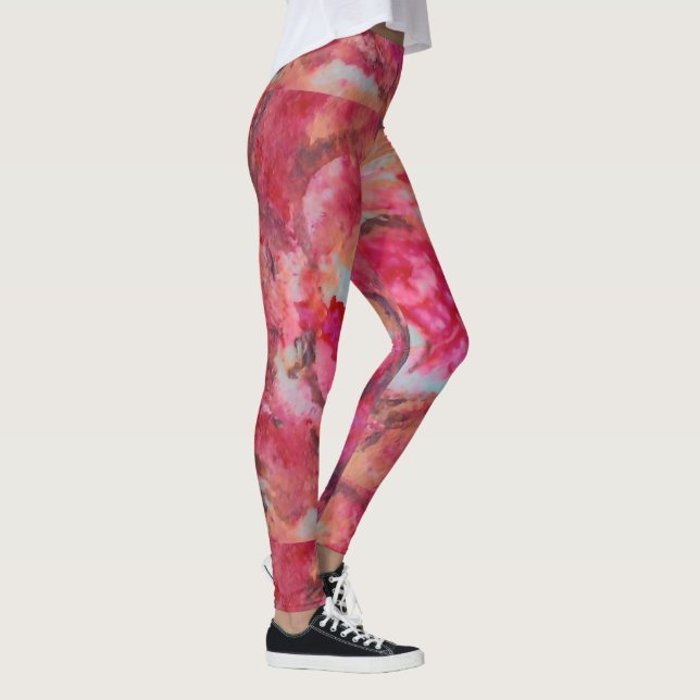 LEGGING LEGGENS FLORAIS DA ARTISTA PAULA REALMENTE. (Direita)