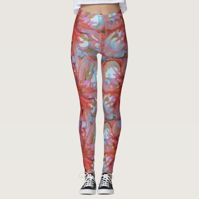 LEGGING LEGGENS FLORAIS DE PAULA REALMENTE. (Frente)