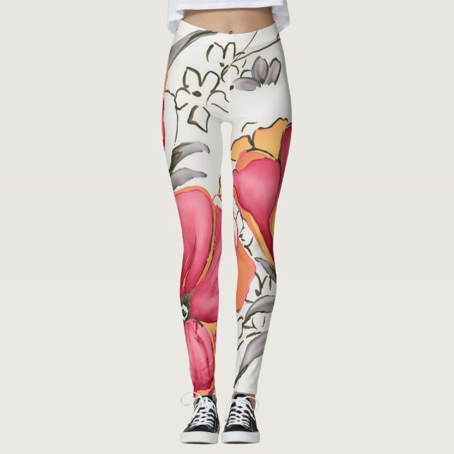 Legging Leggens/Floral (Frente)