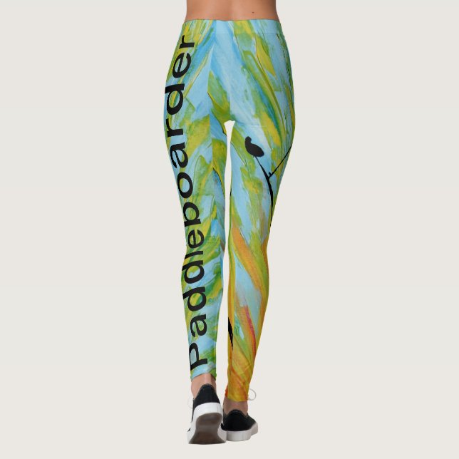 Legging Leggens flutuantes e pacíficas (Verso)