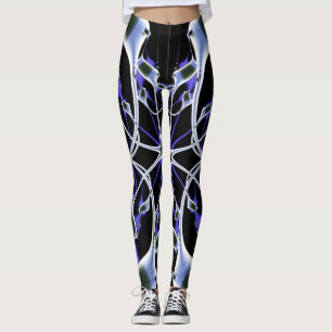 Legging Leggens Fractais Geométricas Trendy